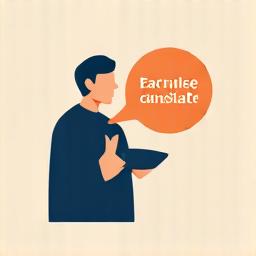 Icon of a person on a phone next to a speech bubble, symbolizing consultation.